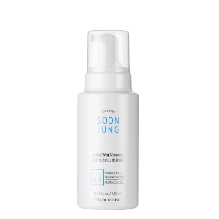 Etude House - Soon Jung pH 6,5 Whip Cleanser - Čisticí pěna na obličej - 250 ml
