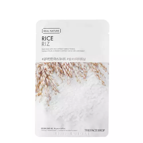The Face Shop - Natural Mask - Rice - Textilní maska s extraktem z rýže - 20 g