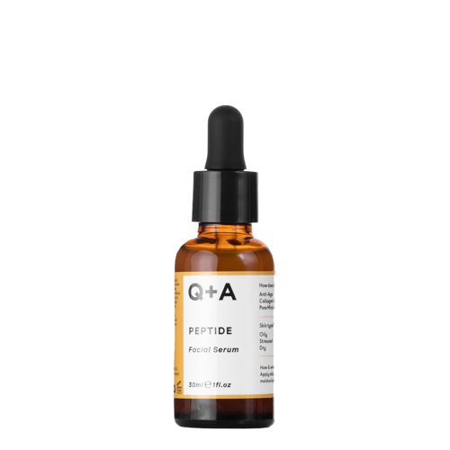 Q+A - Peptide - Facial Serum - Hydratační a regenerační sérum s peptidy - 30 ml