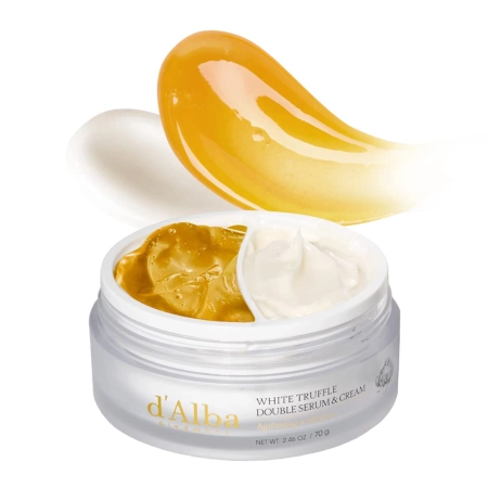 d'Alba - White Truffle Double Serum & Cream - Duo proti vráskám na obličej - 70 g