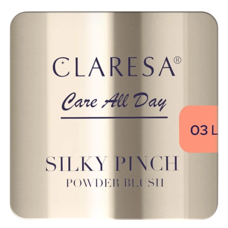 Claresa - Care All Day Silky Pinch Powder Blush - Pudrová tvářenka - Lumi Peach 03 - 2 g