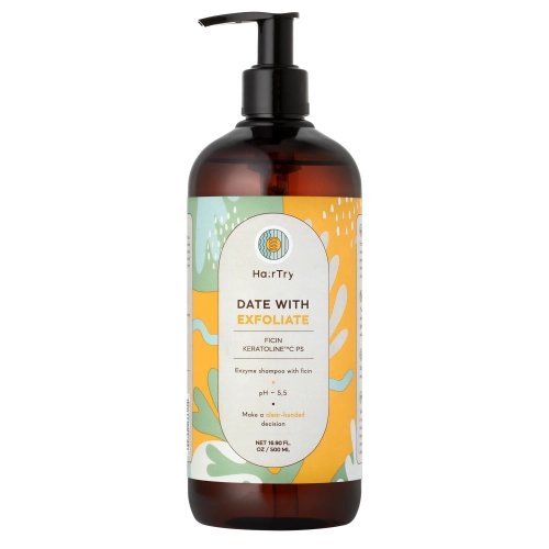 HairTry - Date With Exfoliate - Enzymatický šampon - 500 ml