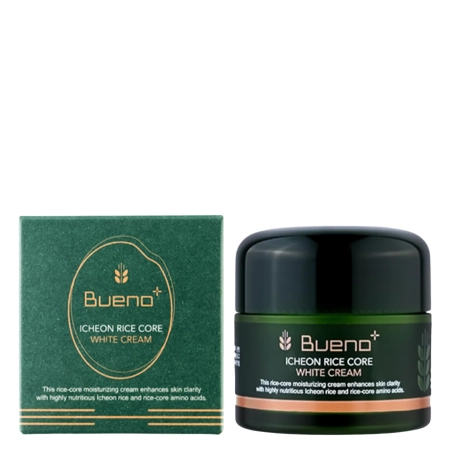 Bueno - Icheon Rice Core White Cream - Vyživující rozjasňující krém s rýží Icheon - 80 g