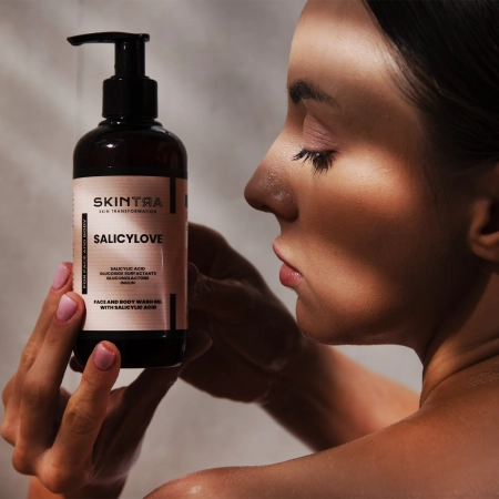 SkinTra - Salicylove - Čisticí gel na obličej a tělo s kyselinou salicylovou - 250 ml 