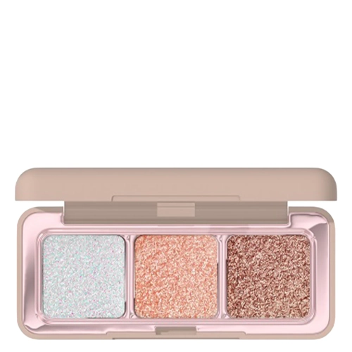 Poppy Head - Just Enough Everyday Glow Eyeshadow Palette - Paletka třpytivých očních stínů - 01 Shine Agenda - 4,8 g