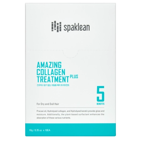 Spaklean - Úžasná kolagenová kúra Plus - Regenerační kúra na vlasy s kolagenem - 10x10ml