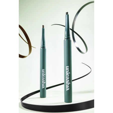 Unleashia - Easy Glide Flat Eyeliner - Ploché oční linky - 02 Brown Mood - 0,15 g