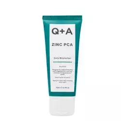Q+A - Zinc PCA - Daily Moisturiser - Krém s obsahem Zinc PCA pro mastnou a problematickou pleť - 75 ml
