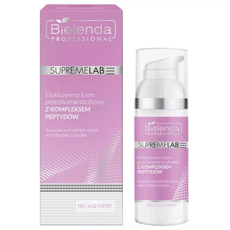 Bielenda Professional - Supremelab - Pro Age Expert - Exclusive Anti-Wrinkle Cream with Peptide Complex - Krém proti vráskám s komplexem peptidů -  50 ml