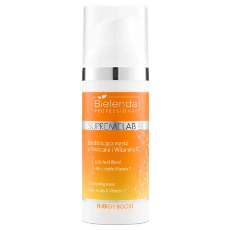 Bielenda Professional - Supremelab - Energy Boost - Exfoliační maska s kyselinami a vitamínem C - 50 g