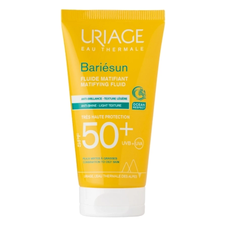 Uriage - Bariésun - SPF50+ Fluid Mat - Matující a hydratační fluid na obličej - 50 ml