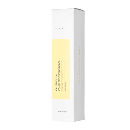 iUNIK - Calendula Complete Cleansing Oil - Odličovací olej s výtažkem z měsíčku - 200 ml