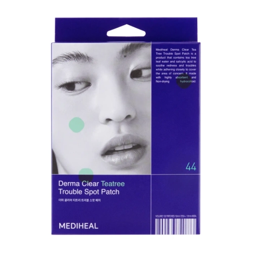 Mediheal -  Derma Clear Teatree Trouble Spot Patch - Bodové náplasti na pupínky - 44ks.
