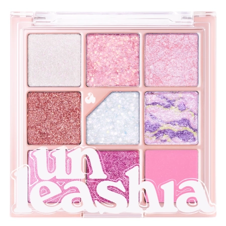Unleashia - Glitterpedia Eye Palette - Paleta veganských očních stínů - 9 All of Pink Glitter - 6,6 g