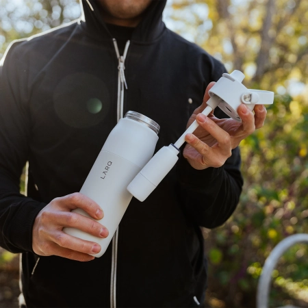 LARQ - Bottle PureVis 2 - Inteligentní, samočisticí filtrační láhev, UV-C světlo - Mojave Dune - Objem: 1L