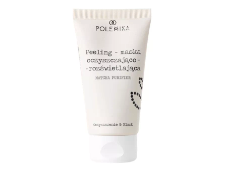 Polemika - Matcha Purifier - Rozjasňující čisticí peelingová maska  - 75 ml 