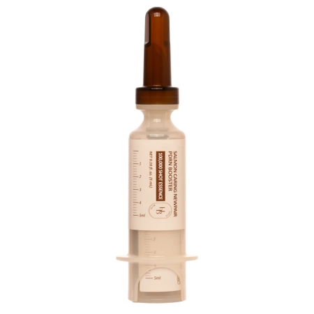 HEVEBLUE - Salmon Caring Centella New Pair PDRN Booster 100 000 Shot Essence - Obnovující booster s pupečníkem asijským a PDRN - 5 ml