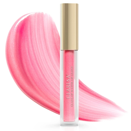 Claresa - Glass Of Water Lip Gloss - Lesk na rty s efektem skleněné hladiny - Pink Tonic - 03 - 2 g