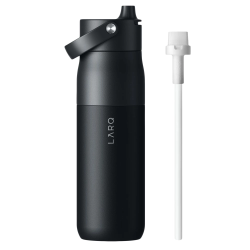 LARQ - Bottle Swig Top - Termická lahev se slámkou - Obsidian Black - Objem: 680 ml