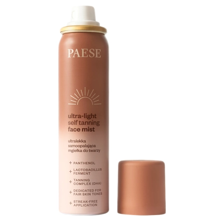 Paese - Ultra-Light Self Tanning Face Mist - Ultralehký samoopalovací sprej na obličej - 75 ml