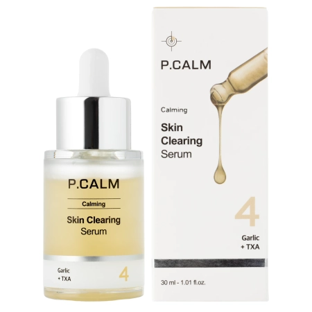 P.Calm - Garlic TXA 4 Skin Clearing Serum - Posilující a zklidňující sérum na obličej - 30 ml