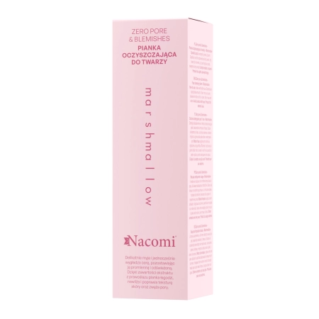 Nacomi - Zero Pore & Blemishes - Čistící pěna na obličej - Marshmallow - 150 ml