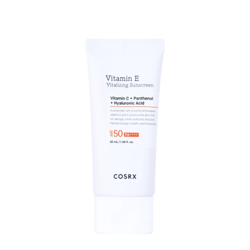 COSRX - Vitamin E Vitalizing Sunscreen - SPF 50+ - Opalovací krém s vitaminem E - 50 ml