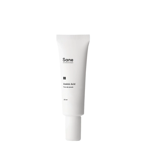Sane - Azelaic Acid Anti-Acne Gel - Bodový gel na pupínky - 30 ml