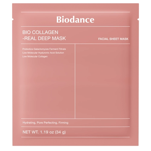 Biodance - Bio-Collagen Real Deep Mask - Zpevňující kolagenová maska na obličej - 1ks/34g