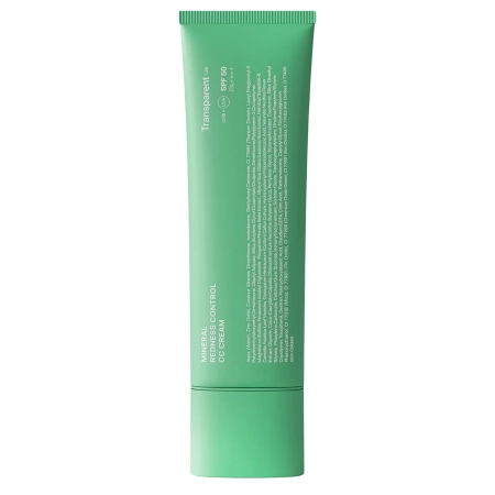 Transparent Lab - Mineral Redness Control CC Cream - Tónovací krém s SPF 50 redukující zarudnutí - 45 ml