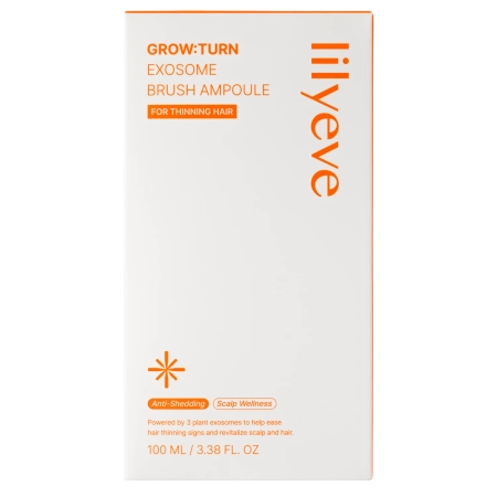 lilyeve - Grow:Turn Exosome Brush Ampoule - Posilující ampulka na vlasy a pokožku hlavy - 100 ml
