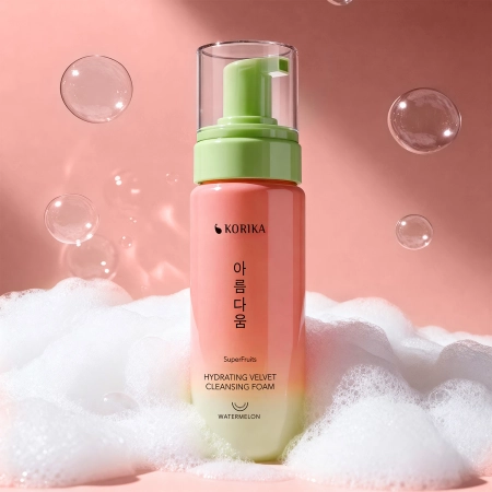 KORIKA - SuperFruits Hydrating Velvet Cleansing Foam - Hydratační pěna na čištění obličeje - 150 ml
