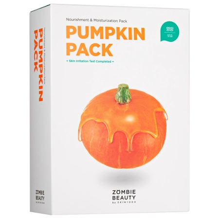 SKIN1004 - Zombie Beauty Pumpkin Pack - Sada vyživujících pleťových masek - 16 x 4 g