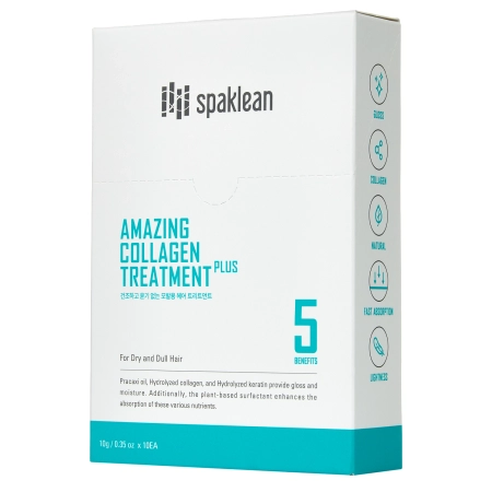 Spaklean - Úžasná kolagenová kúra Plus - Regenerační kúra na vlasy s kolagenem - 10x10ml