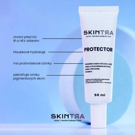 SkinTra - Protector - Pečující krém SPF 50+/PA++++, IR, BLUE LIGHT - 50 ml