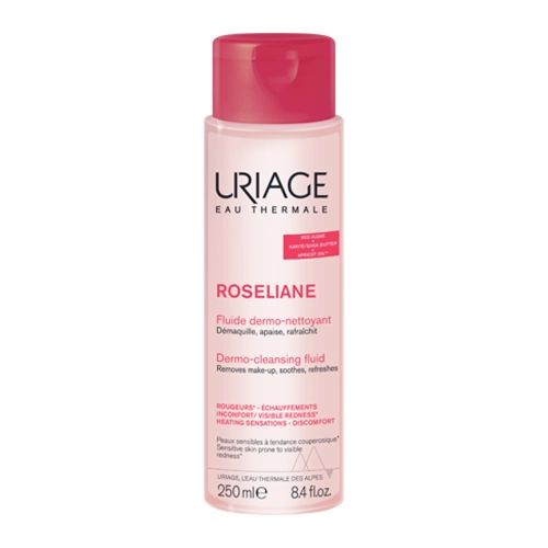 Uriage - Roséliane Dermo-Cleansing Fluid - Šetrný mycí přípravek - 250ml