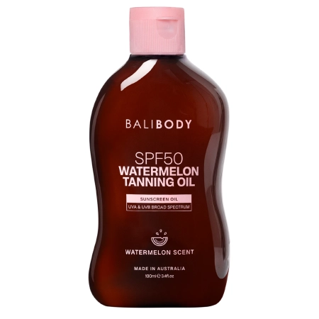 Bali Body - Watermelon Tanning Oil SPF50 - Olej na opalování s extraktem z melounu - 100 ml