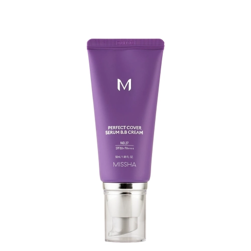 Missha - M Perfect Cover Serum BB Cream SPF50+/PA++++ - Krycí BB Serum - No.27 Honey Beige - 50 ml