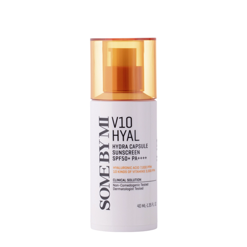 Some By Mi - V10 Hyal Hydra Capsule Sunscreen SPF 50+ PA++++ - Opalovací krém - 40 ml