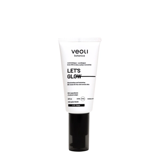 Veoli Botanica - Let's Glow - Rozjasňující- Hydratační lehký BB krém - 2,5N Beige - 30 ml