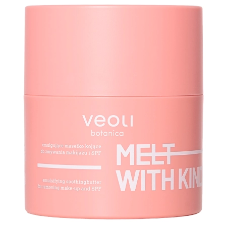 Veoli Botanica - Melt With Kindness - Emulgující zklidňující odličovací máslo pro cévní pleť - 40 g