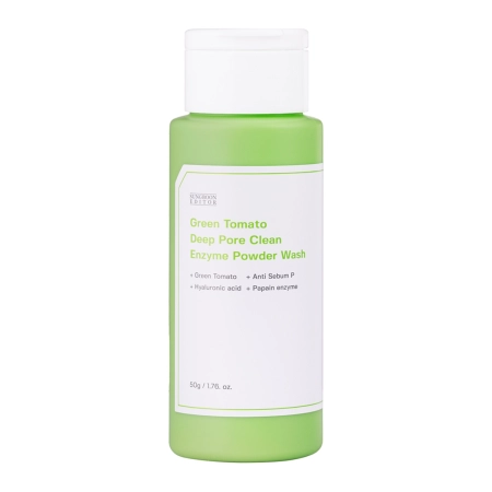 Sungboon Editor - Green Tomato Deep Pore Clean Enzyme Powder Wash - Hloubkově čisticí enzymový pudr - 50 g