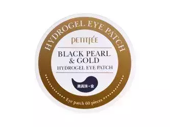 Petitfee - Black Pearl & Gold Eye Patch - Hydrogelové náplasti pod oči - 60 ks