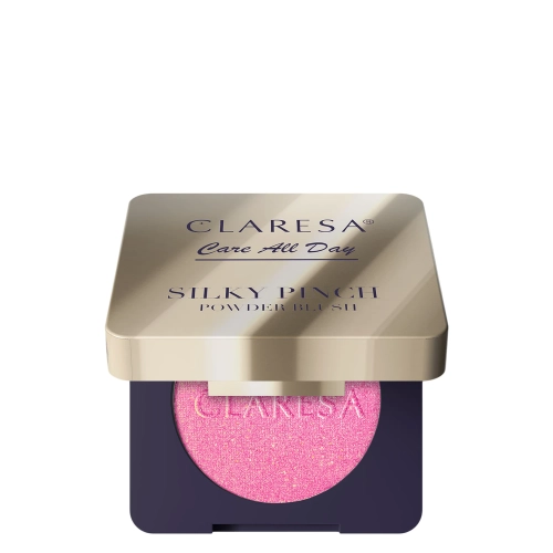 Claresa - Care All Day Silky Pinch Powder Blush - Pudrová tvářenka - Lumi Pink 02 - 2 g