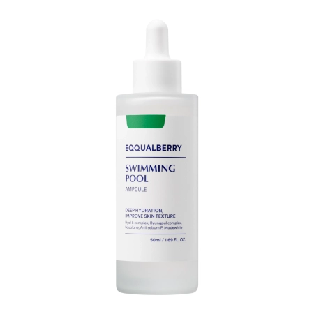 EQQUALBERRY - Swimming Pool Ampoule - Hydratační a zklidňující ampule na obličej - 50 ml