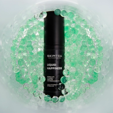 SkinTra - Liquid Happiness - Sérum s Retinalem 0,3 % na obličej a pod oči - 30 ml