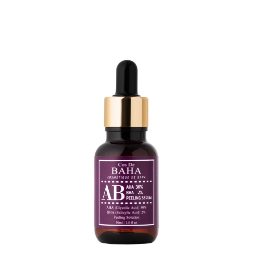 Cos De BAHA - AHA 30% BHA 2% Peeling Serum (AB) - Sérum s AHA kyselinami 30% a BHA 2% - 30 ml