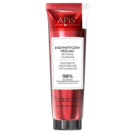 Apis - Enzymatic Face Scrub - Enzymatický pleťový peeling s brusinkou - 100 ml