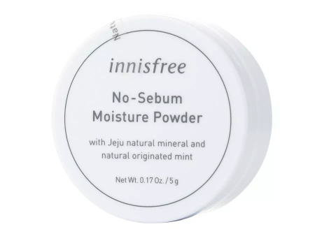 Innisfree - No-Sebum Moisture Powder - Sypký matující pudr - 5 g
