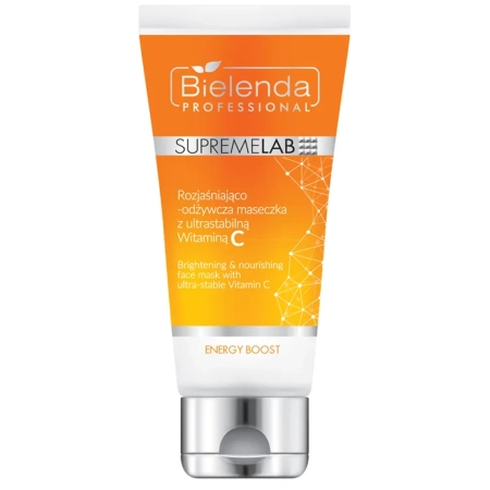Bielenda Professional - Supremelab - Energy Boost - Brightening&Nourishing Face Mask with Ultra-Stable Vitamin C - Rozjasňující a vyživující maska s vysoce stabilním vitamínem C - 70 ml